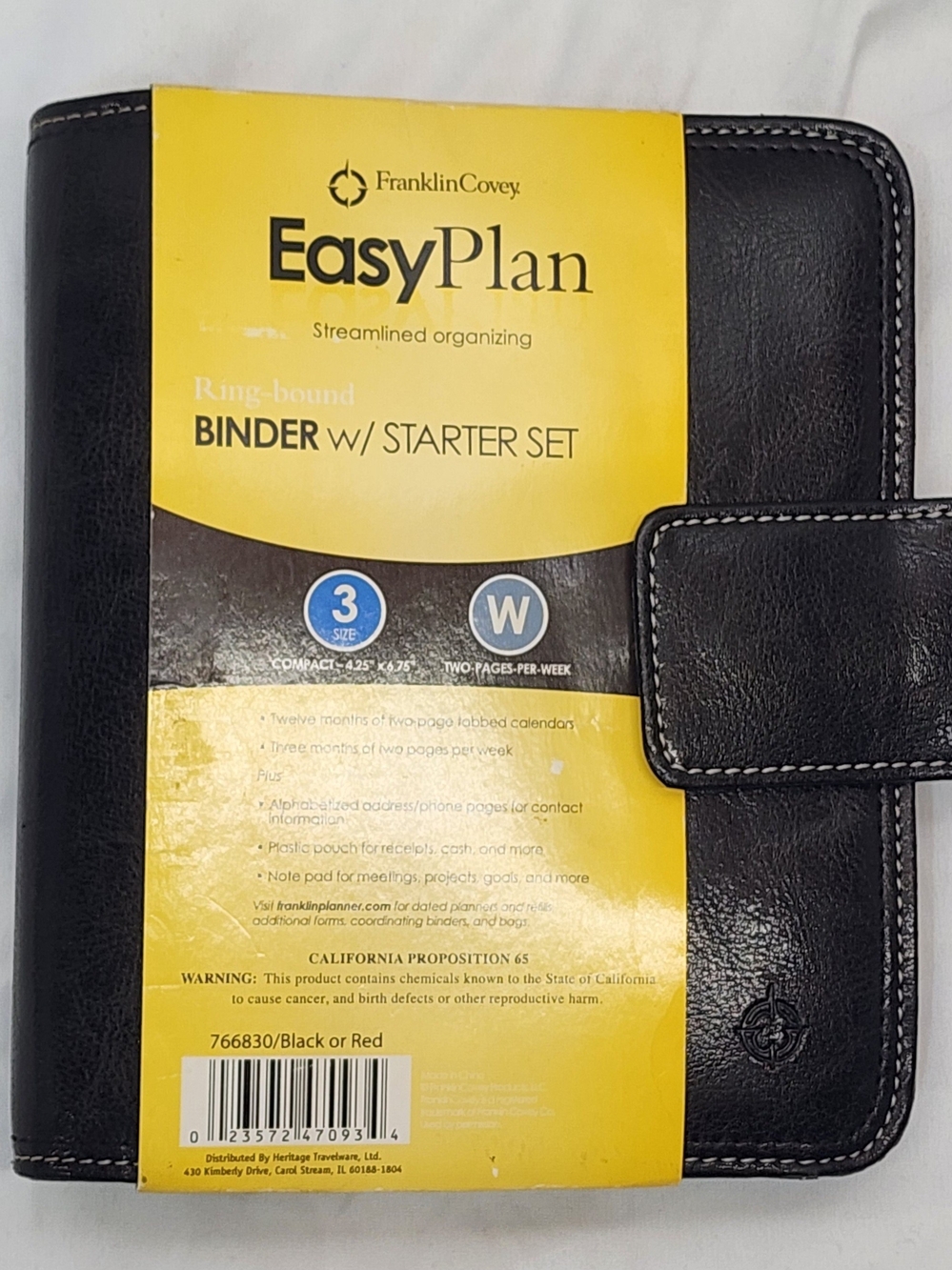 Franklin Covey- Deadstock • EasyPlan Binder • Brand New